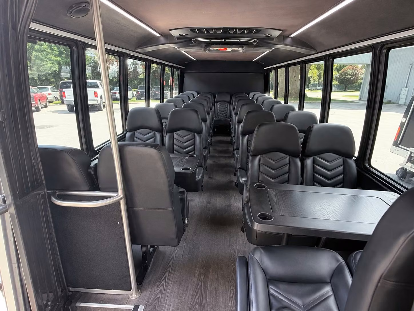 15 passenger minibus inside