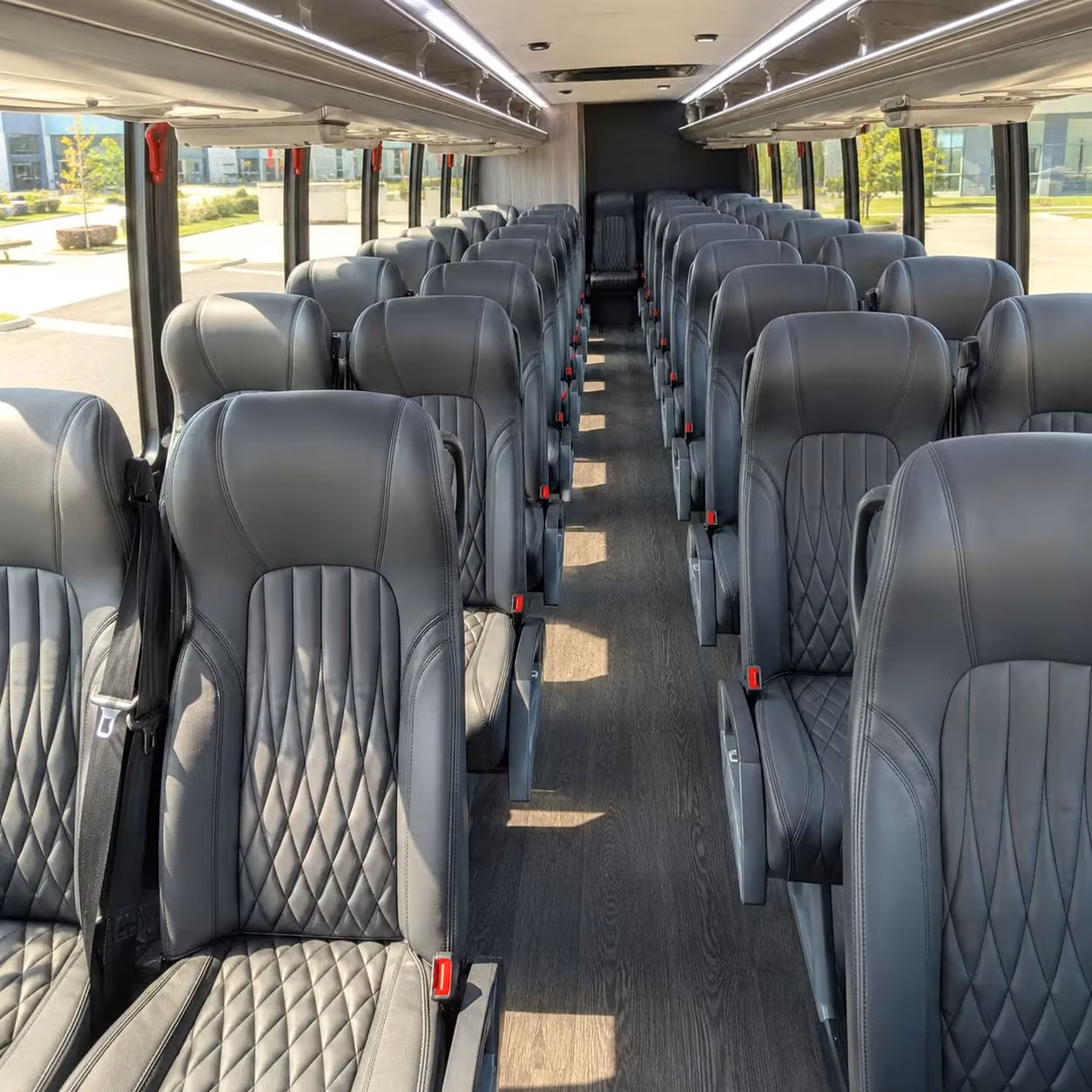 25 passenger minibus interior