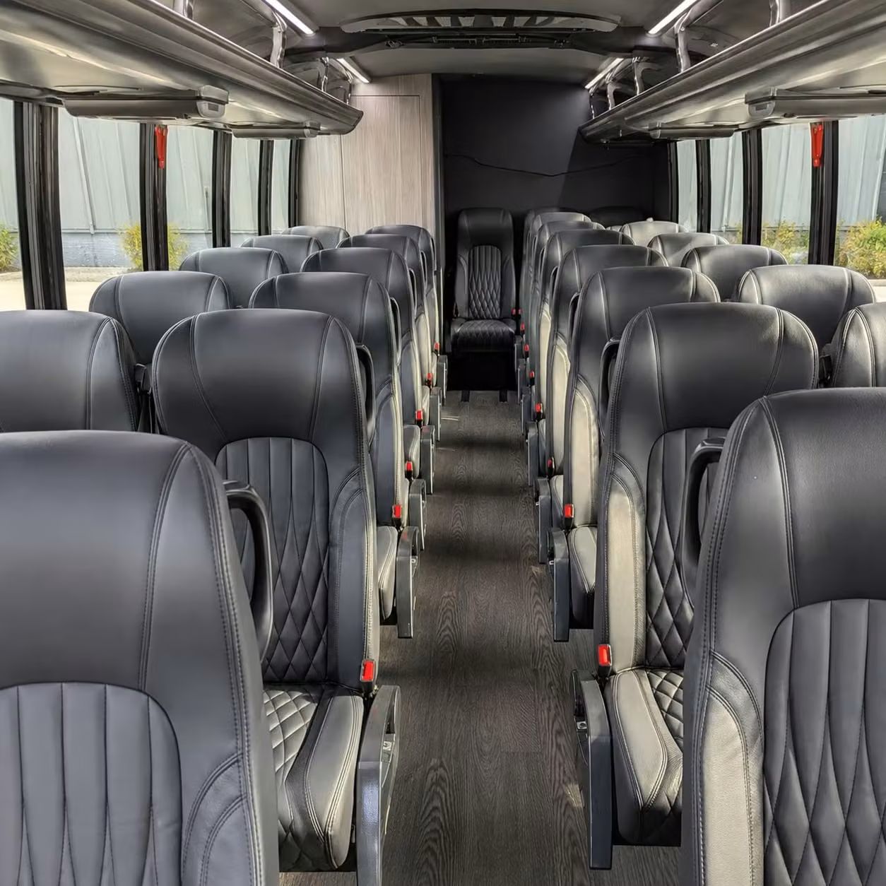 28 passenger minibus inside