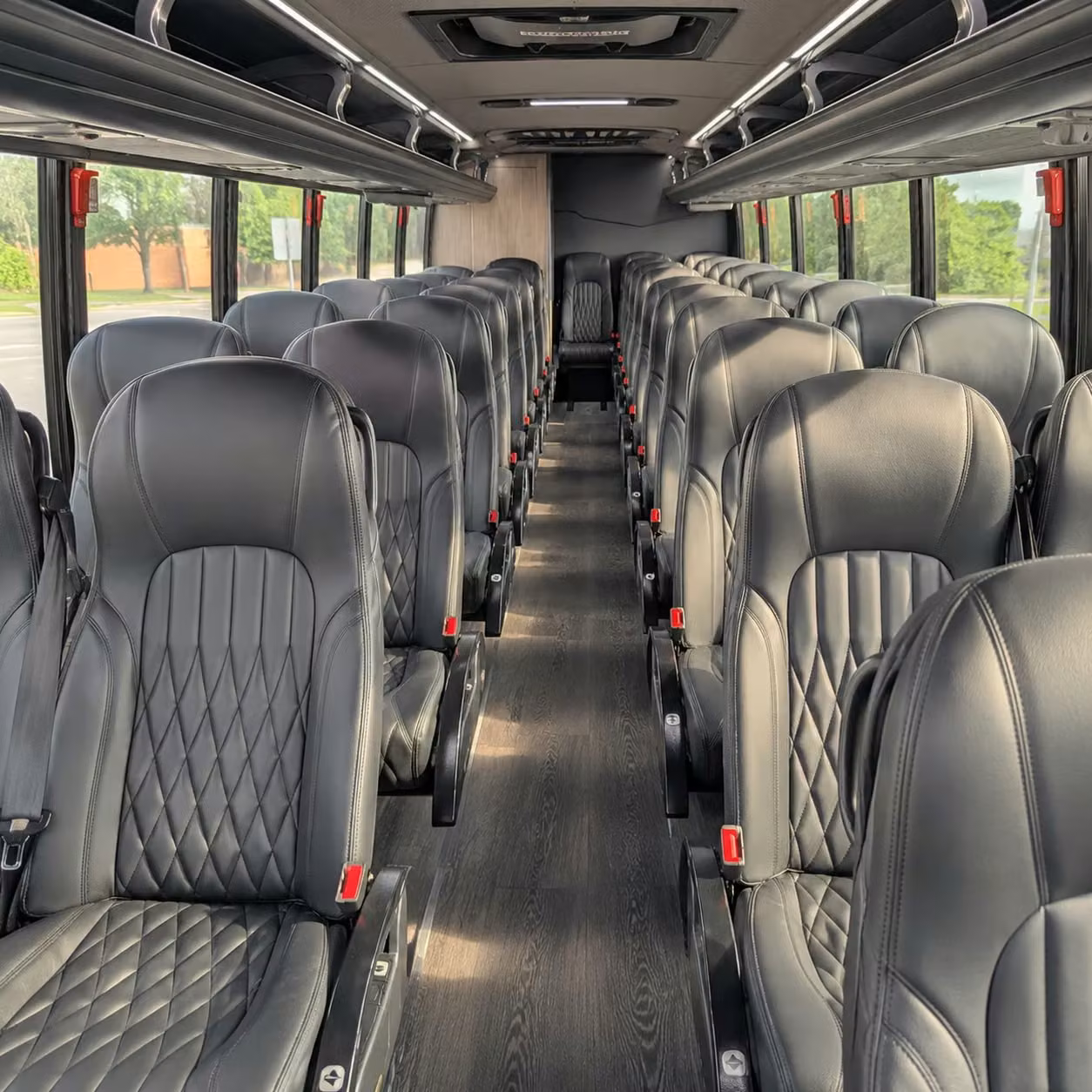 30 passenger minibus interior