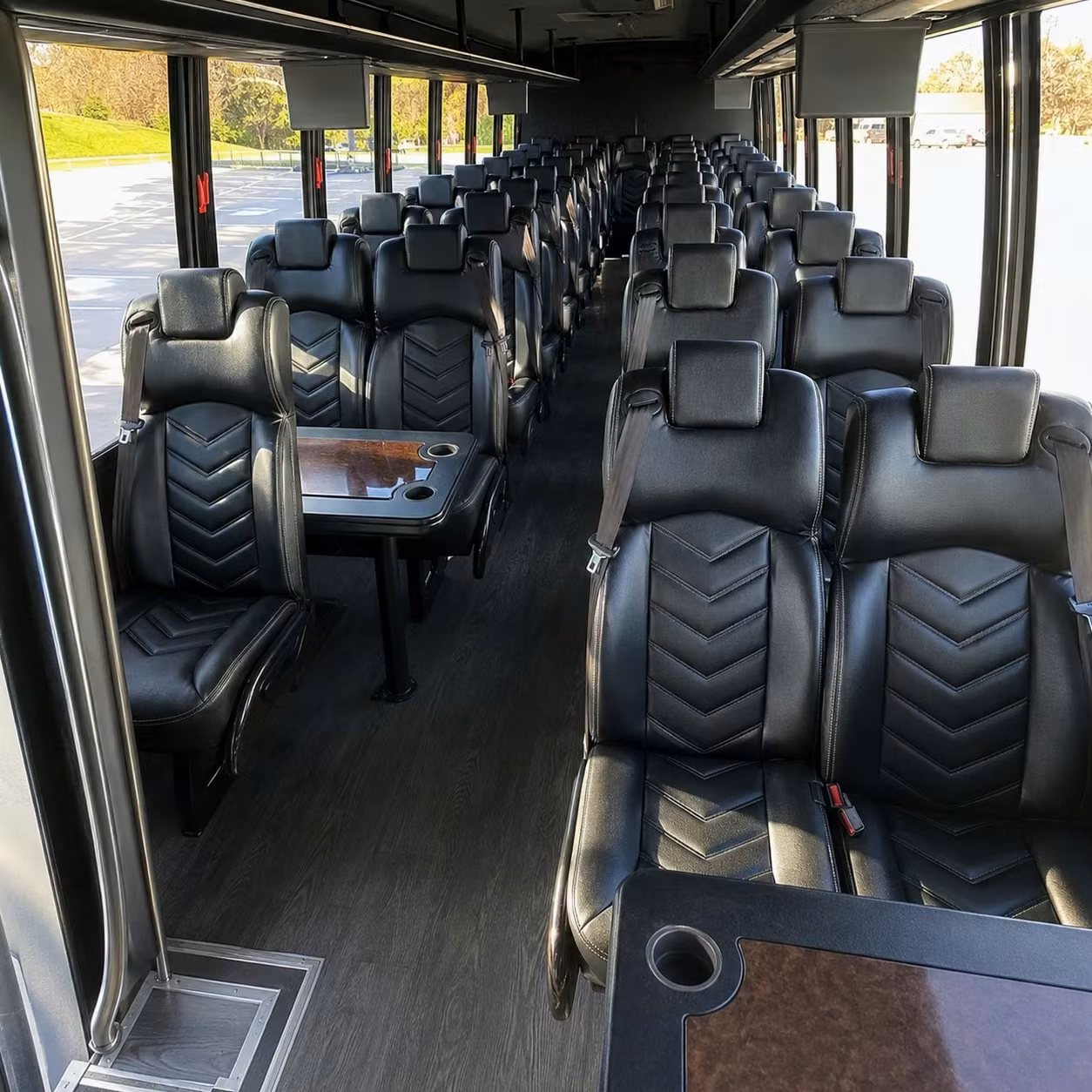 35 passenger minibus inside